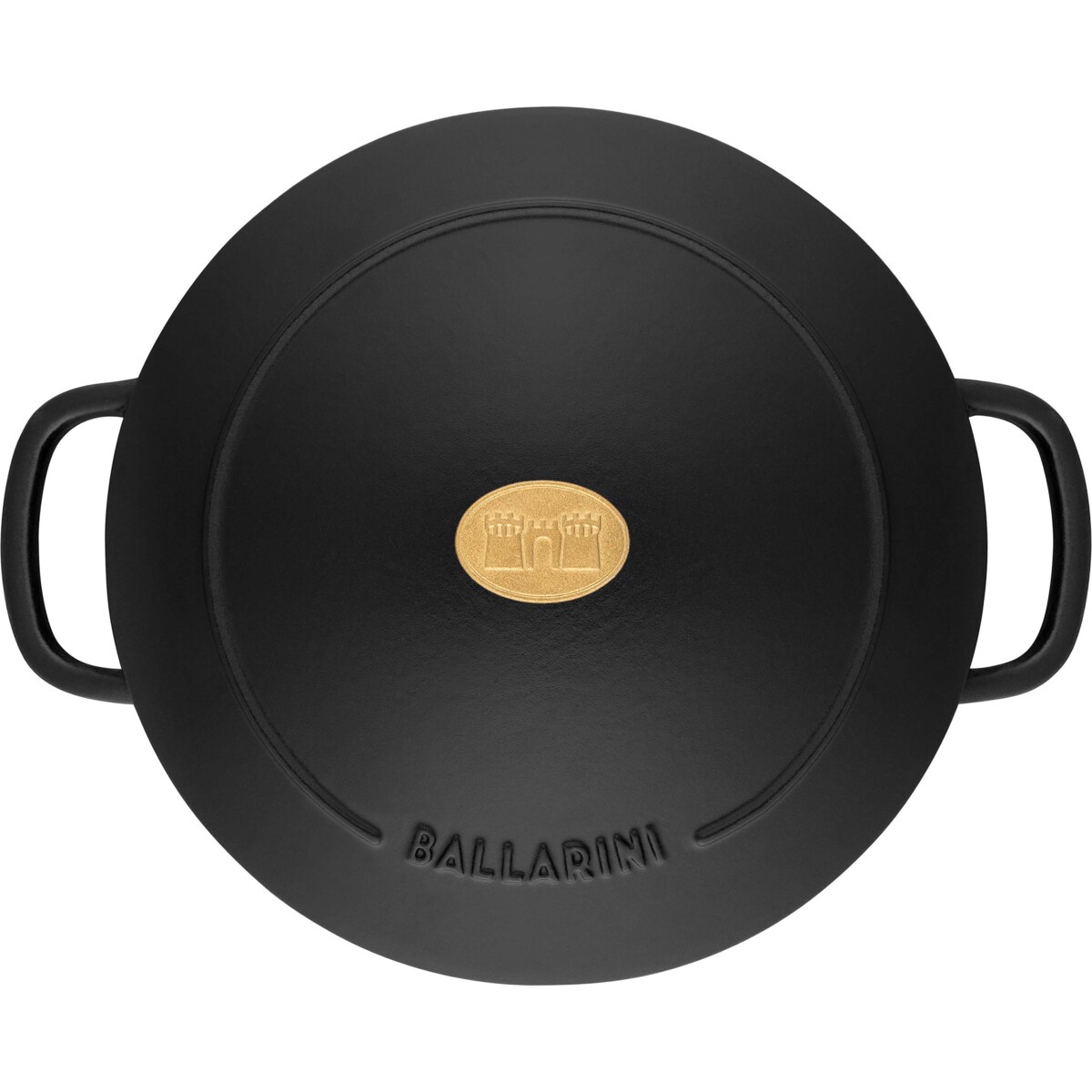 Garnek żeliwny okrągły Ballarini Bellamonte - 4 ltr, Czarny
