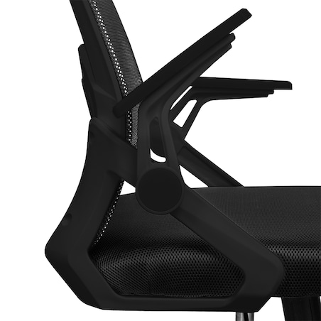 Krzesło biurowe fotel obrotowy regulowany ergonomiczny czarny