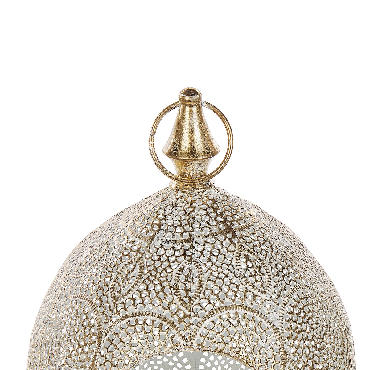 Lampion LAESO Metal 33 cm Złoty