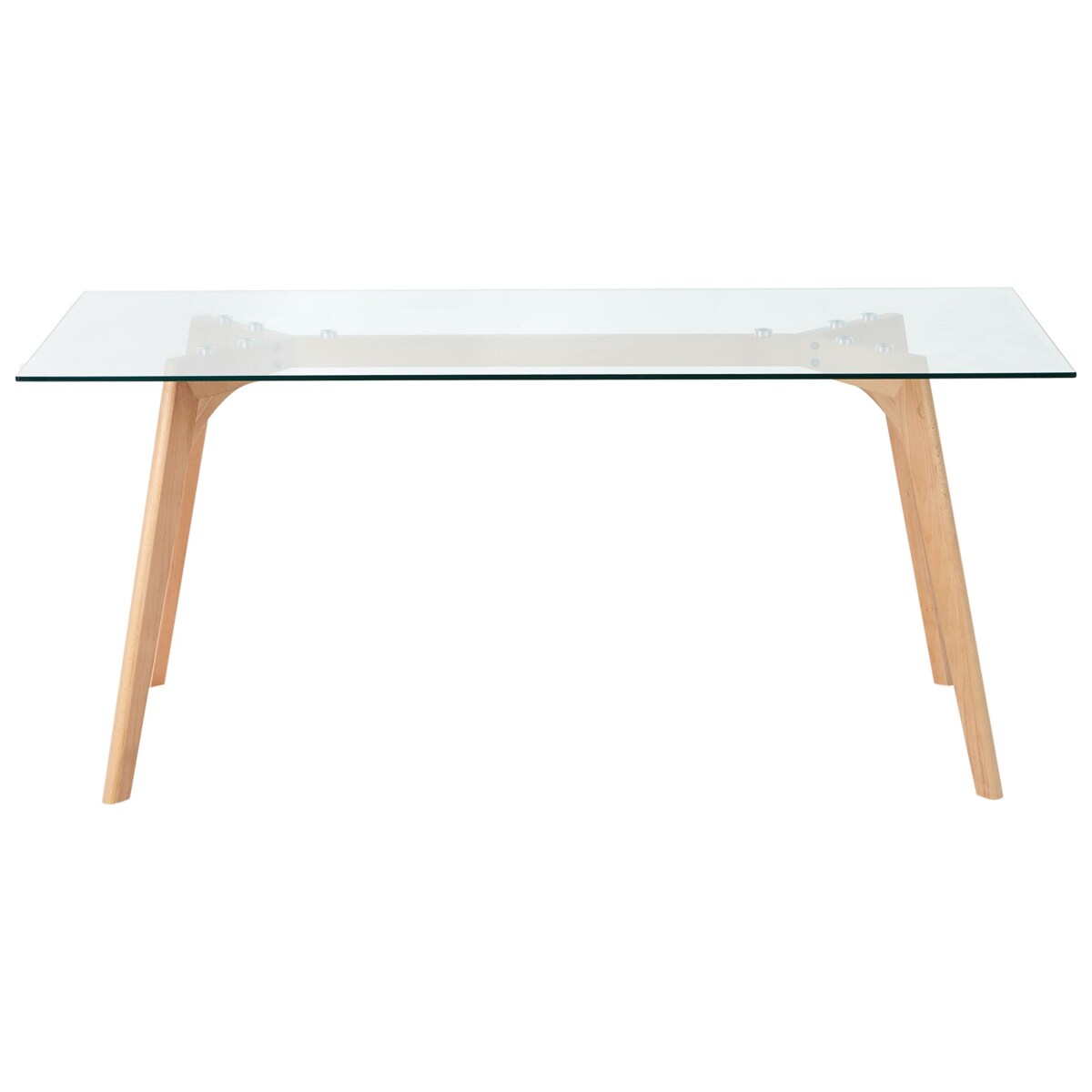 Stół do jadalni szklany 180 x 90 cm HUDSON