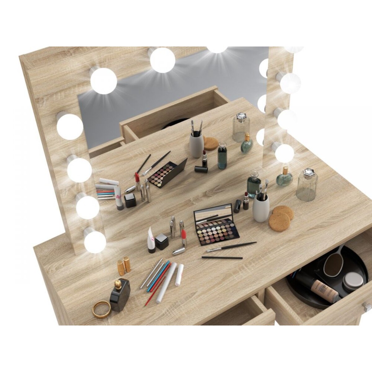 Toaletka PATRICIA 4 dąb sonoma