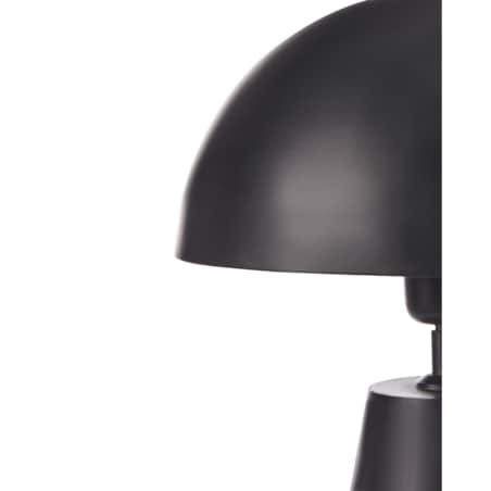 Lampa stołowa metalowa czarna PALMIET