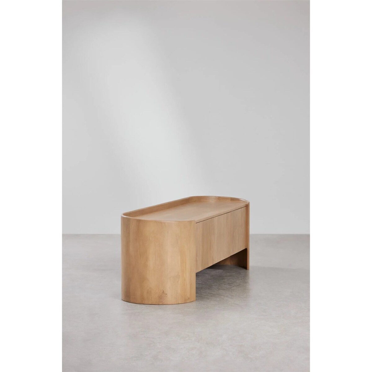 Szafka RTV 175x50 cm z drewna mango Sidney