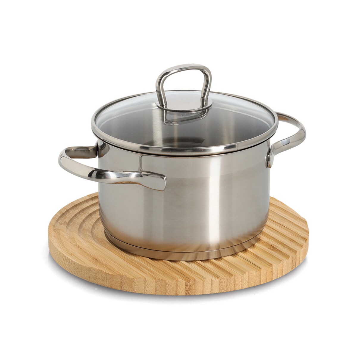 Bambusowa podkładka pod garnki ZELLER, okrągła, Ø 25 cm