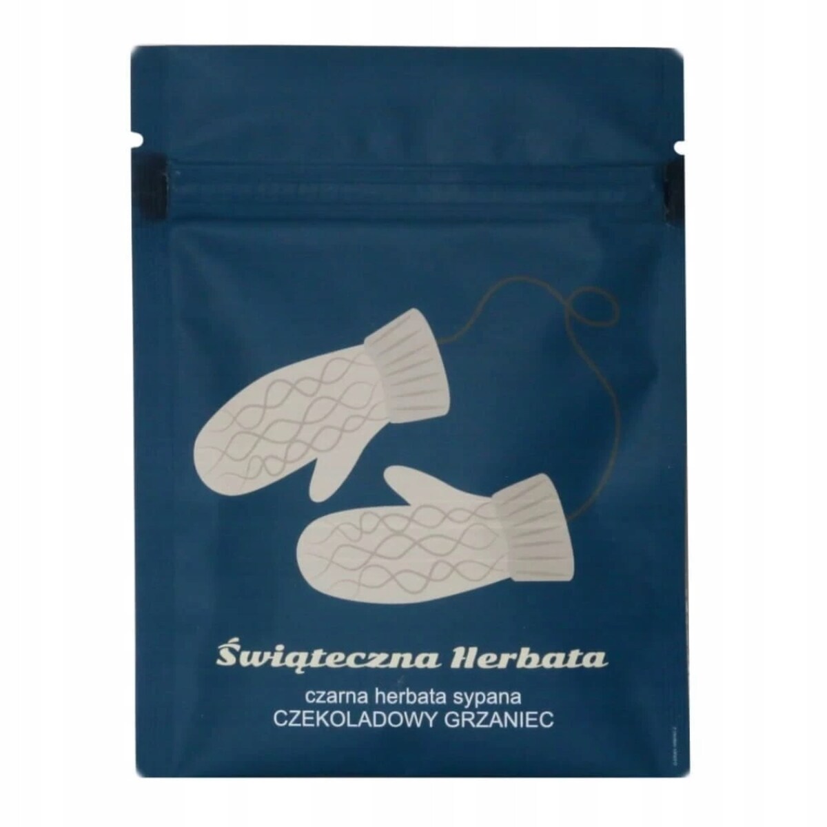 ŚWIĄTECZNA TOREBKA HERBATA CZARNA SYPANA "CZEKOLADOWY GRZANIEC" - PREZENT UPOMINEK NA MIKOŁAJA ŚWIĘTA GWIAZDKĘ BOŻE NARODZENIE POD CHOINKĘ DLA KOBIETY FACETA ŻONY MĘŻA