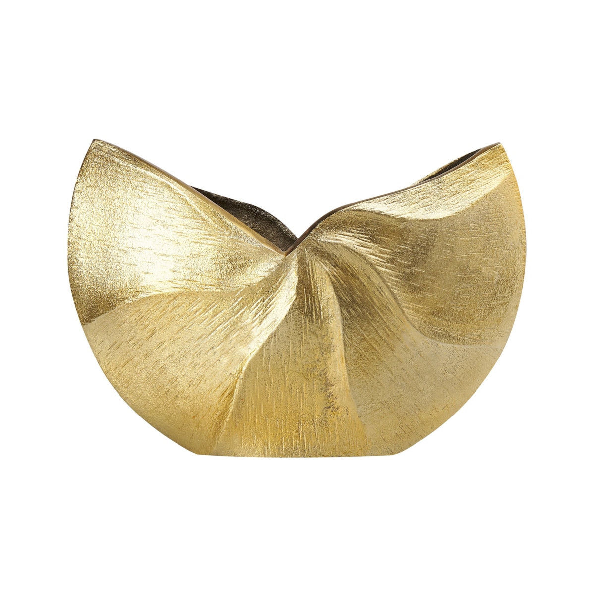 Wazon na kwiaty HATTUSA Metal 26 cm Złoty