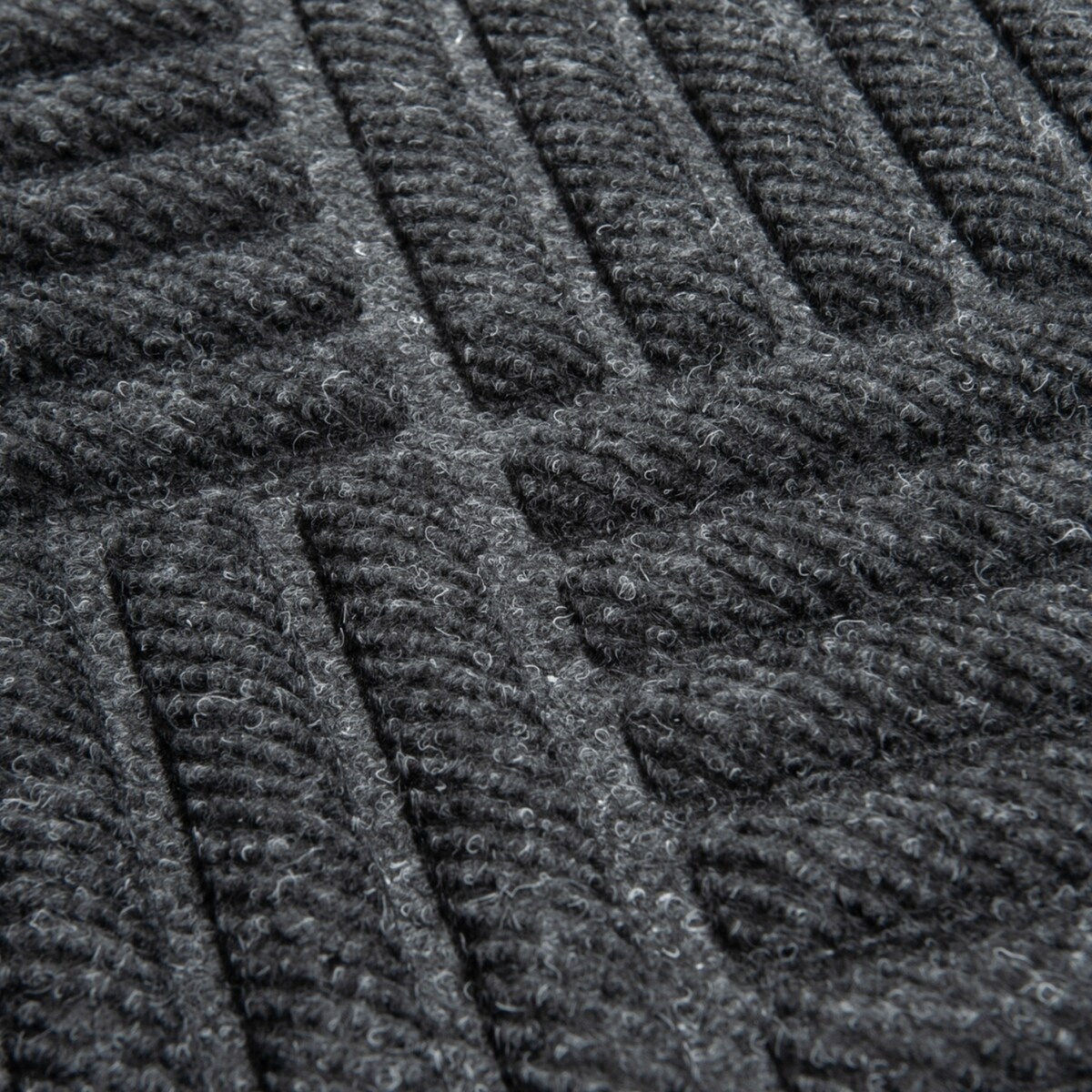 Wycieraczka 60x90cm Contours Parquet Ciemno Szara wewnętrzna, zewnętrzna