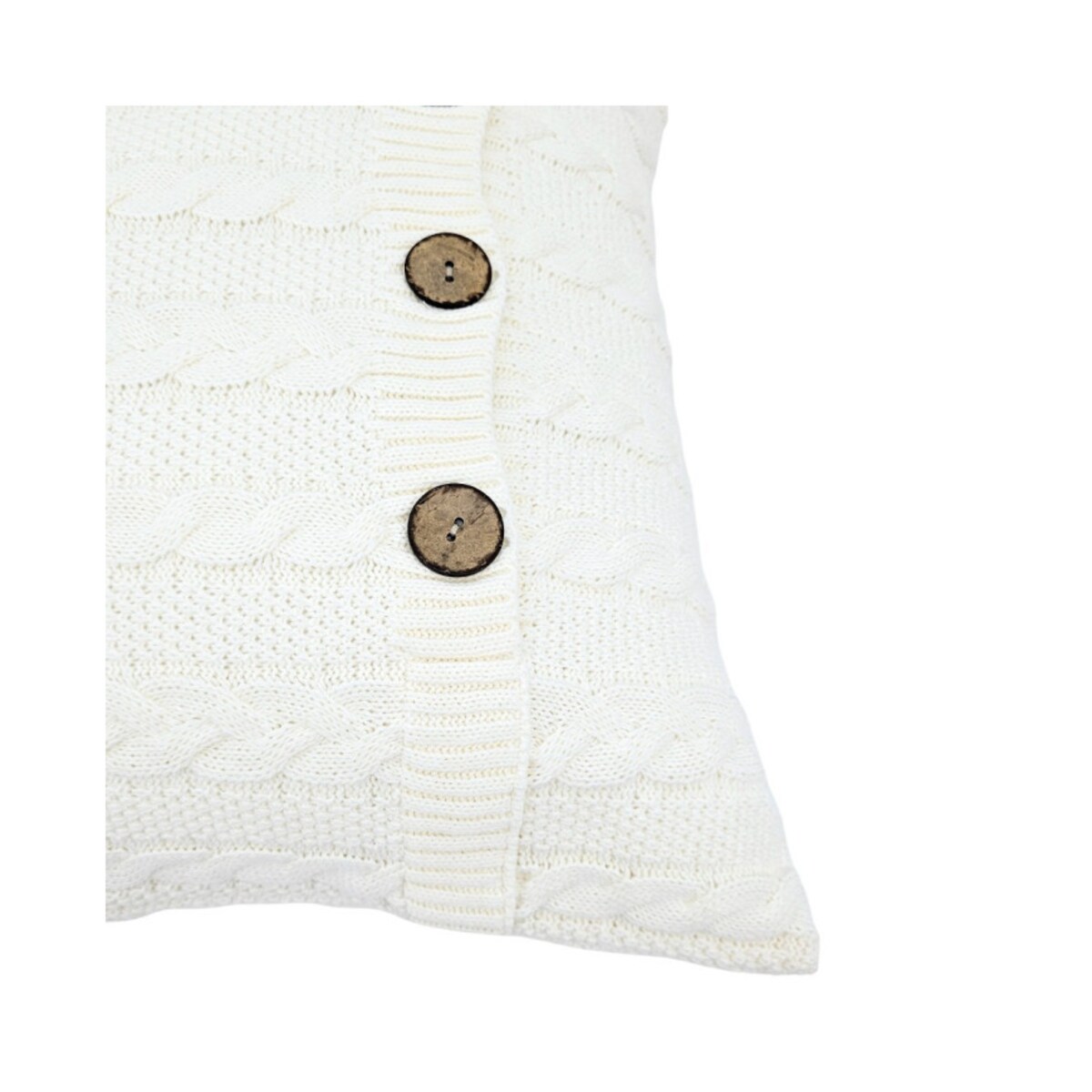 Poszewka dzianinowa bawełniana – VENEZIA ECRU