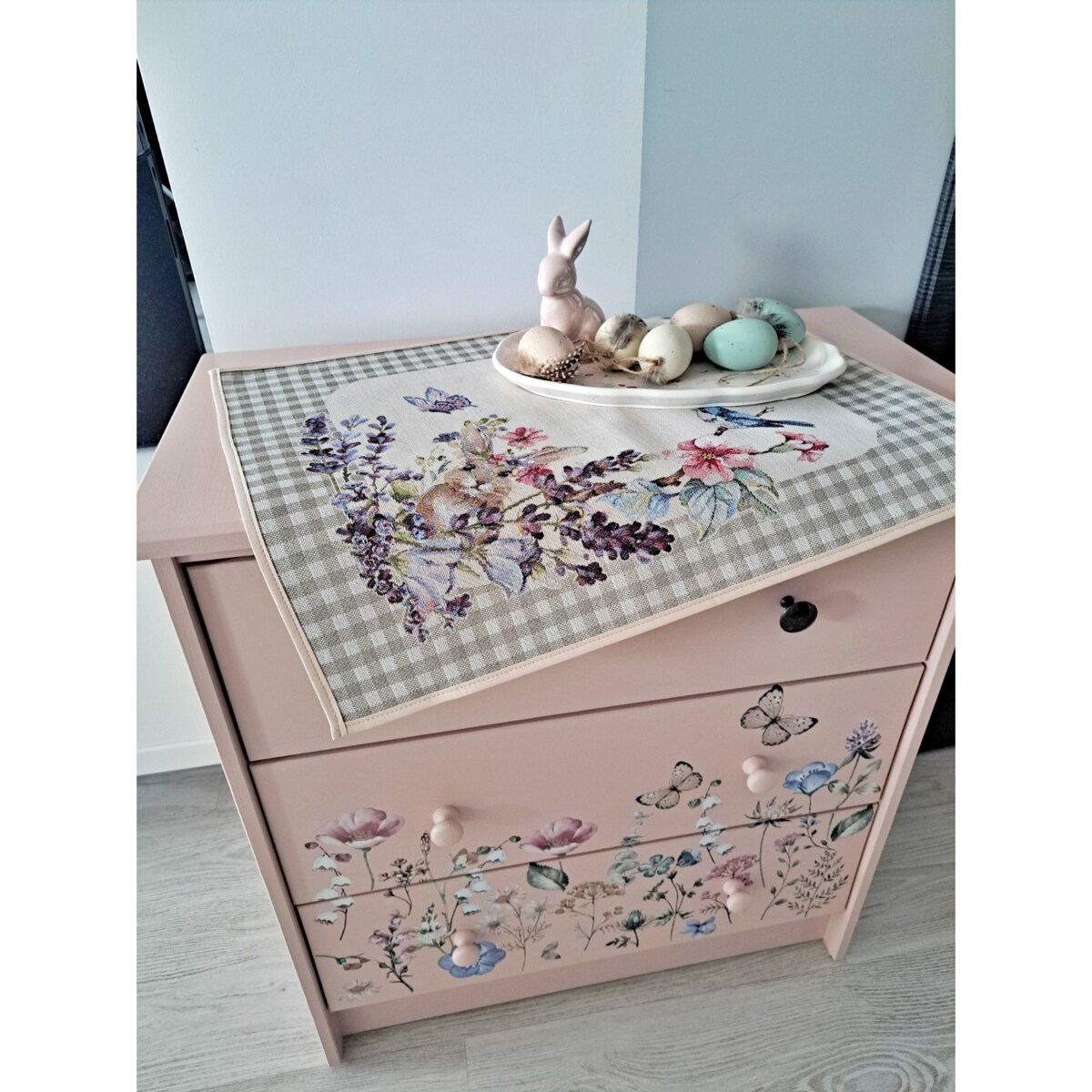 Serwetka Wielkanocna Na Stół Do Koszyczka Ozdobna Dekoracyjna 40X50 Cm