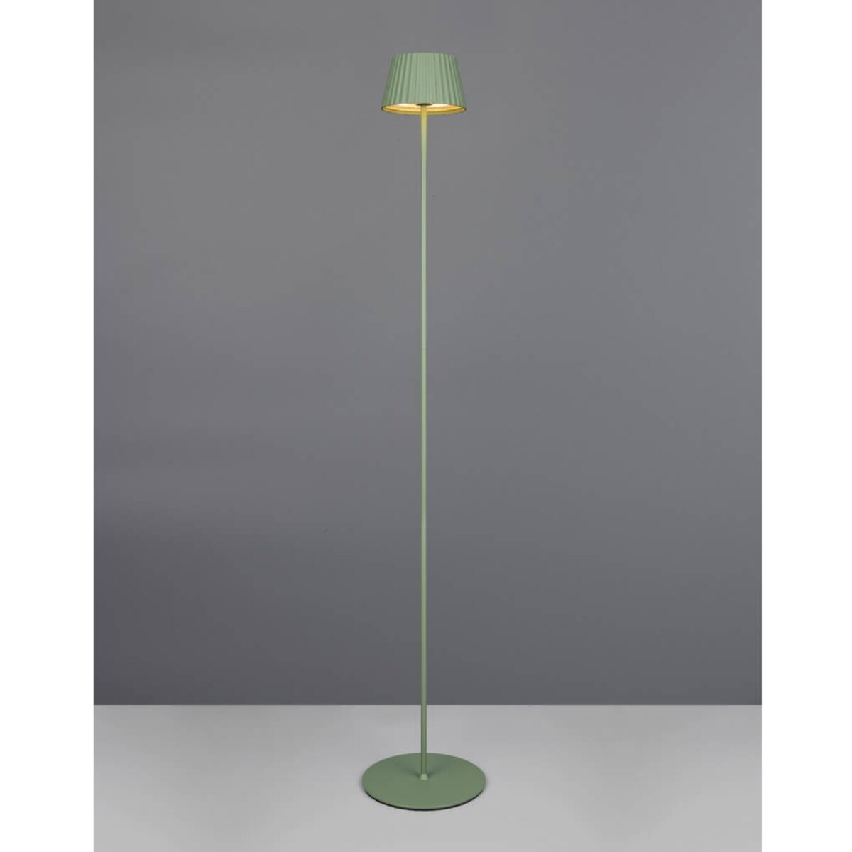 Stojąca lampa ledowa Suarez R47706149 RL Light LED 2W 3000K IP44 zielona