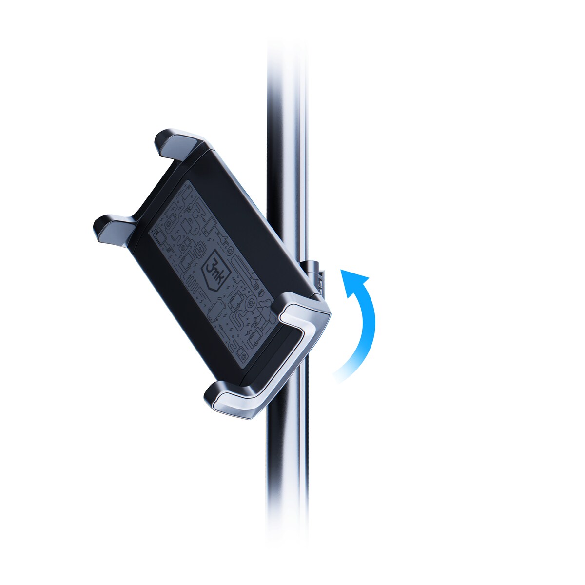 Uchwyt samochodowy do telefonu tabletu 3mk Double Headrest Holder