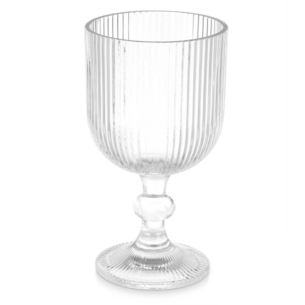 Kieliszek do wody w prążki, 370 ml, 6 sztuk