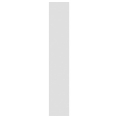 vidaXL Regał na książki/przegroda, biały z połyskiem, 80x30x166 cm