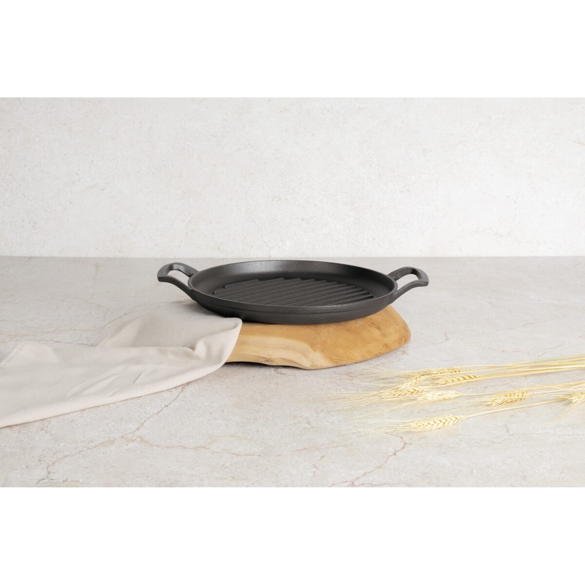 Okrągła żeliwna płyta grillowa 33cm BerlingerHaus BH-6533 Strong Mold Collection