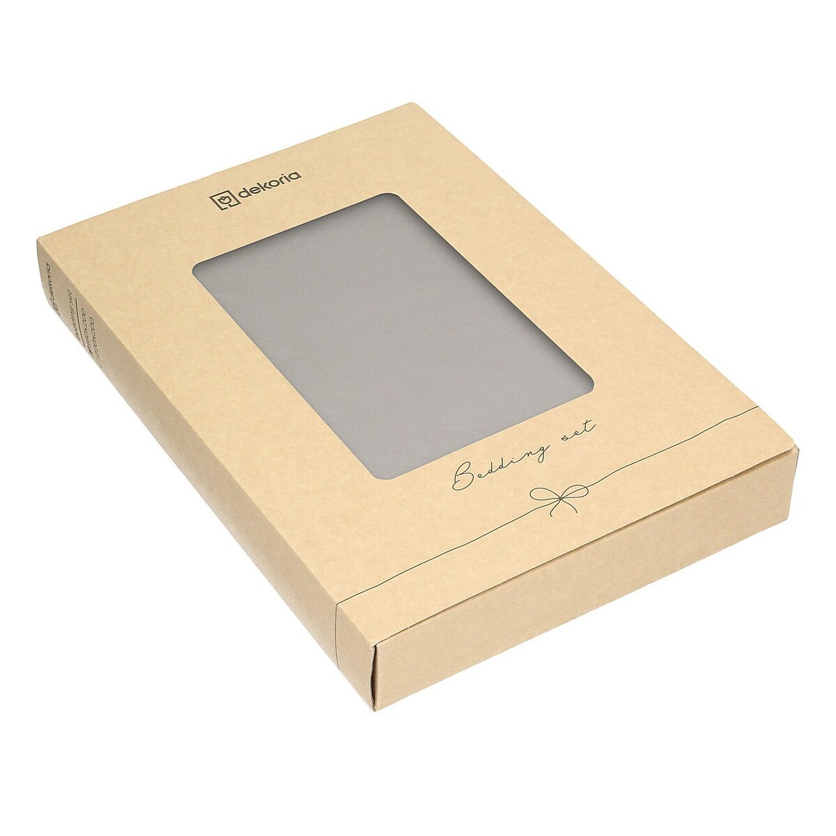 Pościel z satyny bawełnianej Beige 160x200 cm, 160x200 cm