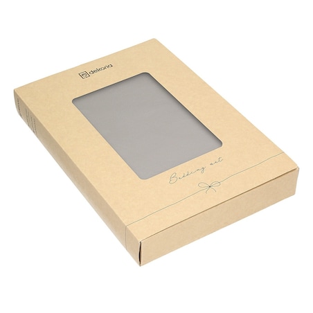 Pościel z satyny bawełnianej Beige 160x200 cm, 160x200 cm