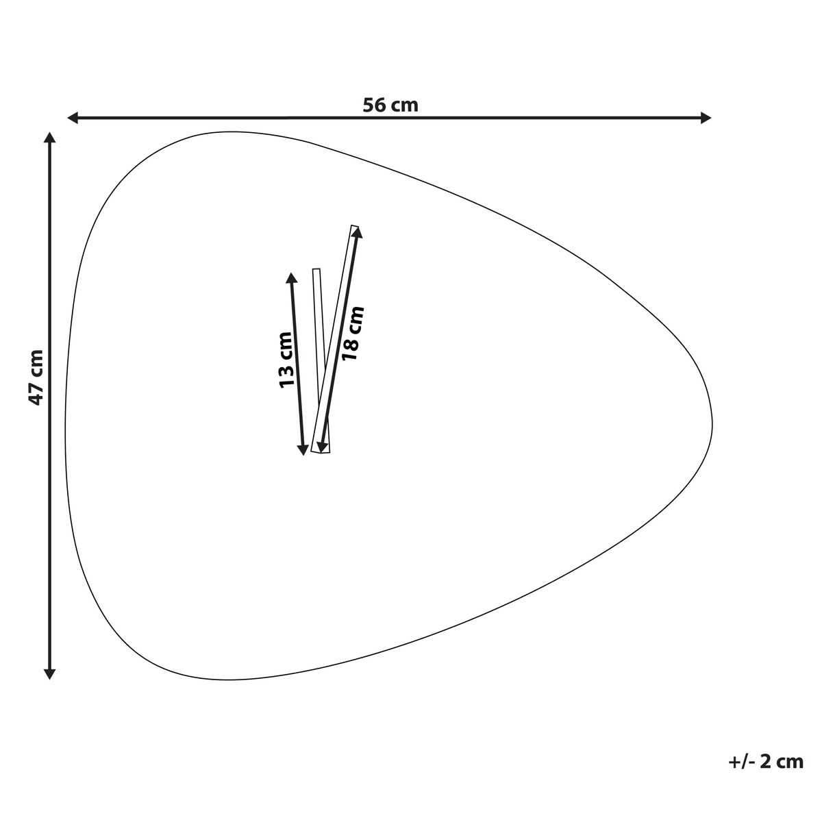 Zegar ścienny LOKTAK 56 cm Ciemnobrązowy
