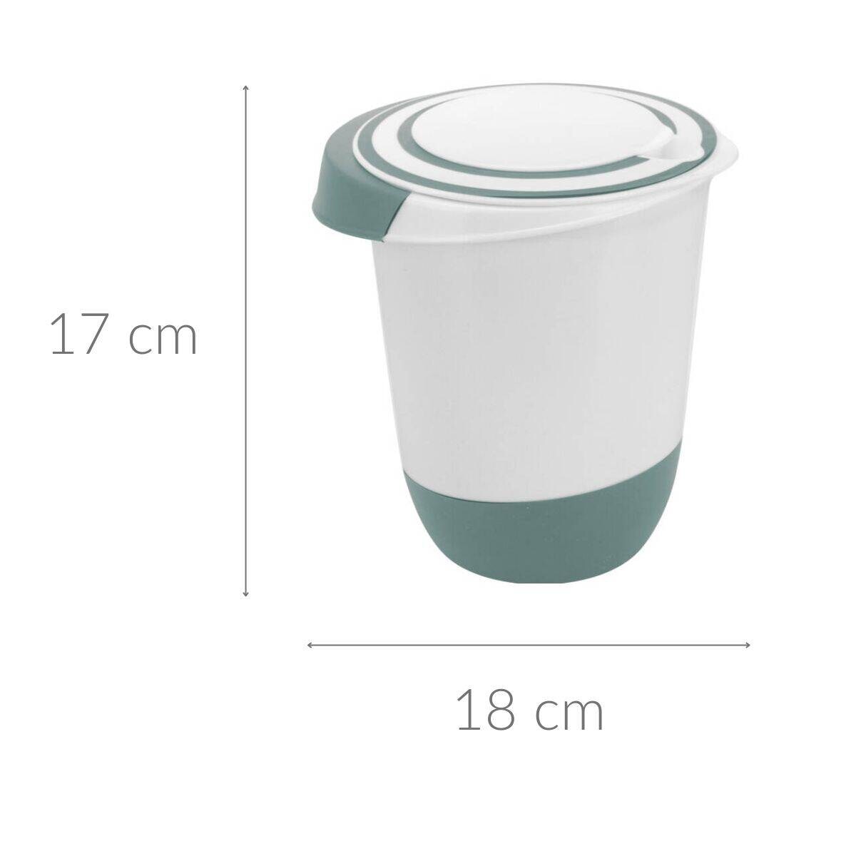 Wysoka miska do miksowania, z pokrywką