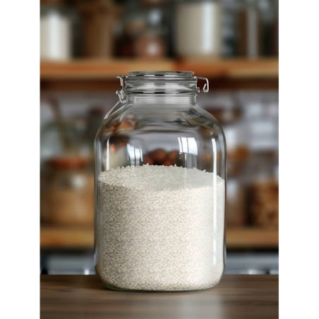 SŁOIK SZKLANY z klipsem hermetyczny na przetwory ogórki weki kapusta 3 L