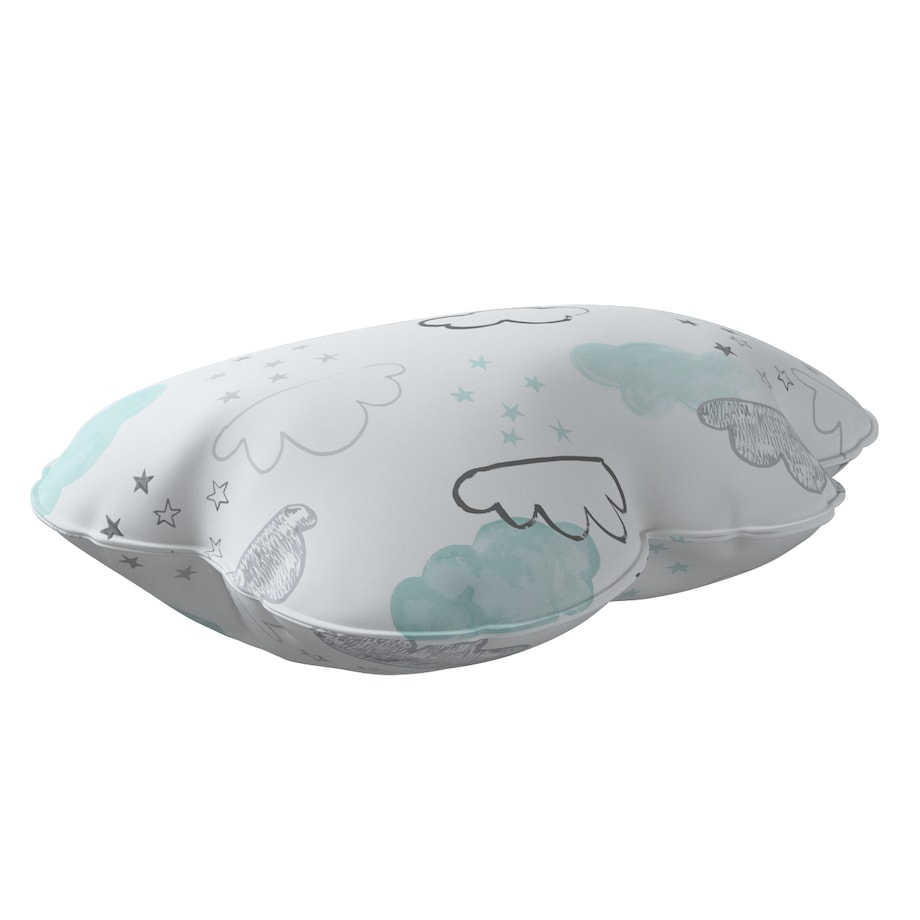 Poduszka Soft Cloud, ecru-niebieski, 55x15x35cm, Magic Collection