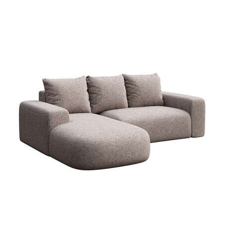 Monce Sofa narożna lewa jasnoszara
