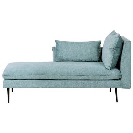 Szezlong prawostronny YERRES Błękitny