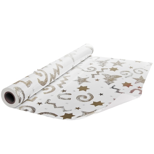 Papier prezentowy do pakowania prezentów 20 METRÓW MEGAROLKA Świąteczny Do Paczek Szwedzka Jakość