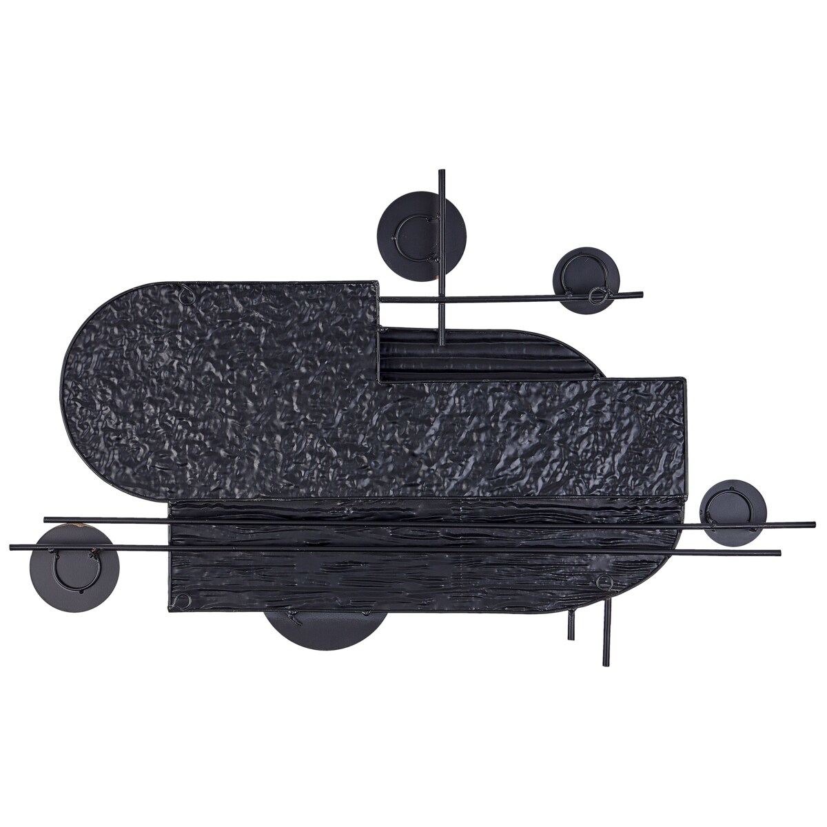 Dekoracja ścienna czarno-złota LUTETIUM