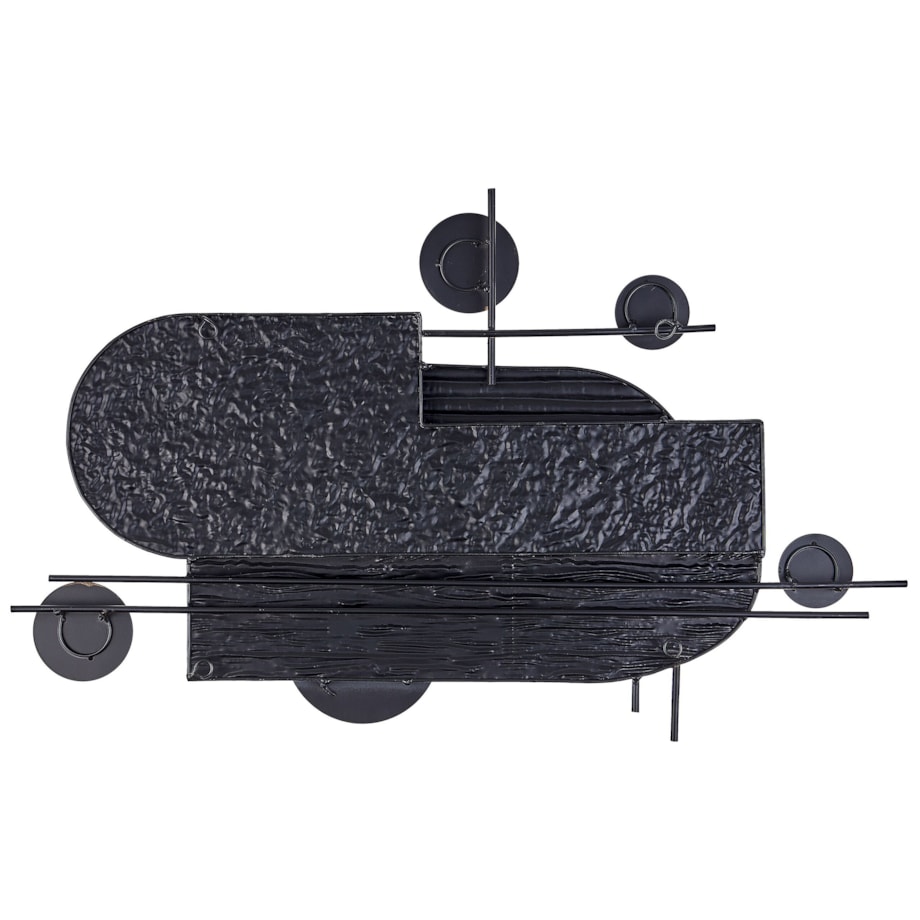 Dekoracja ścienna czarno-złota LUTETIUM