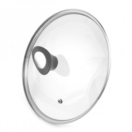 Patelnia granitowa z pokrywką 24cm indukcja gaz KLAUSBERG Marmo Grey