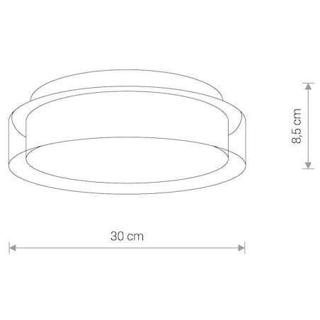 Lampa sufitowa 8173 PAN LED S Chrom Nowodvorski
