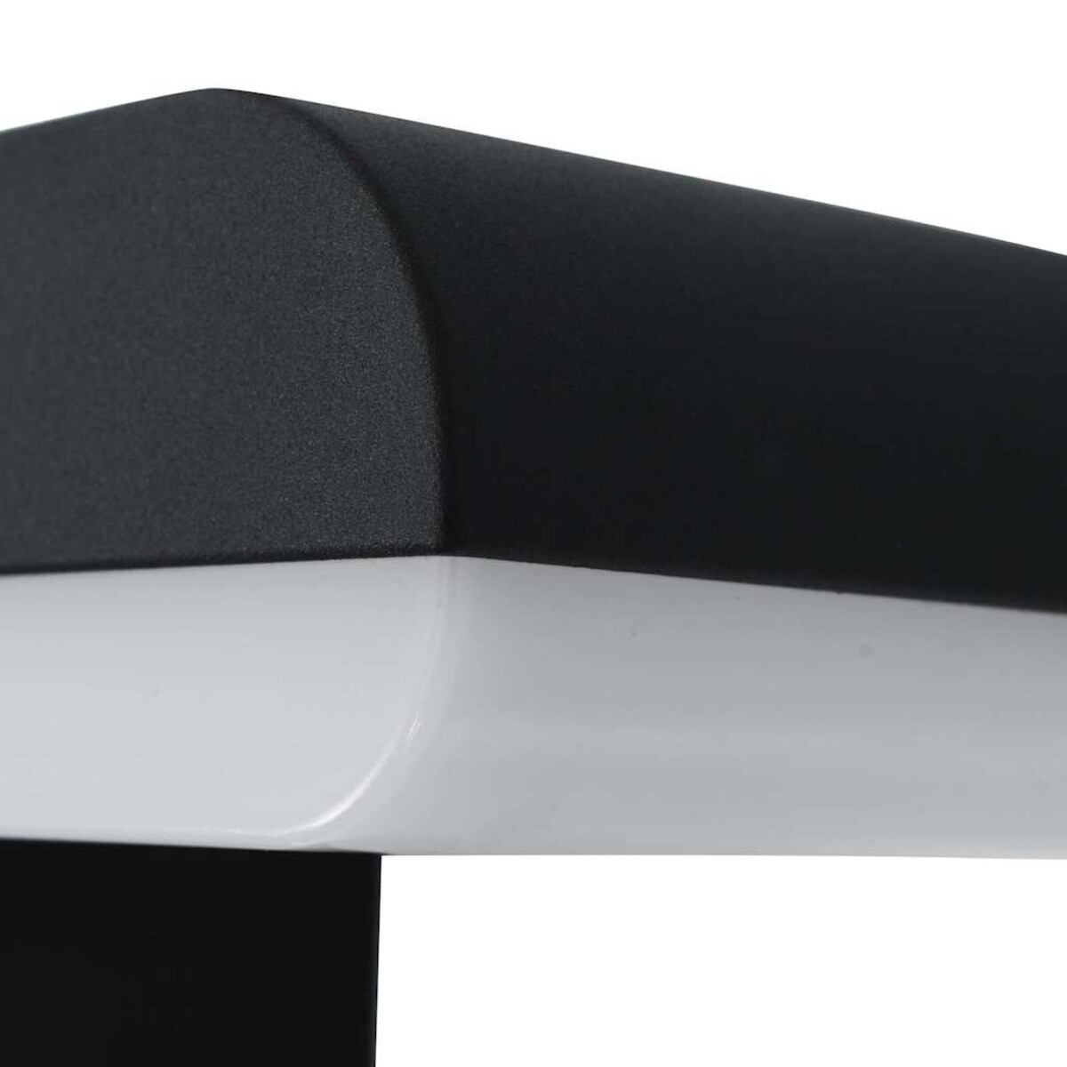 vidaXL Oświetlenie ścienne zewnętrzne LED, 9 W, czarne, owalne