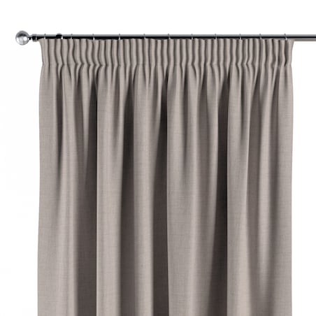 Zasłona na taśmie marszczącej 1 szt. 130x245 jasnobeżowy melanż