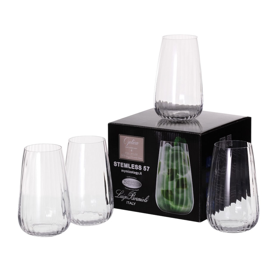 Szklanki Ottico 4szt. 570ml, 6 x 9 x 14 cm