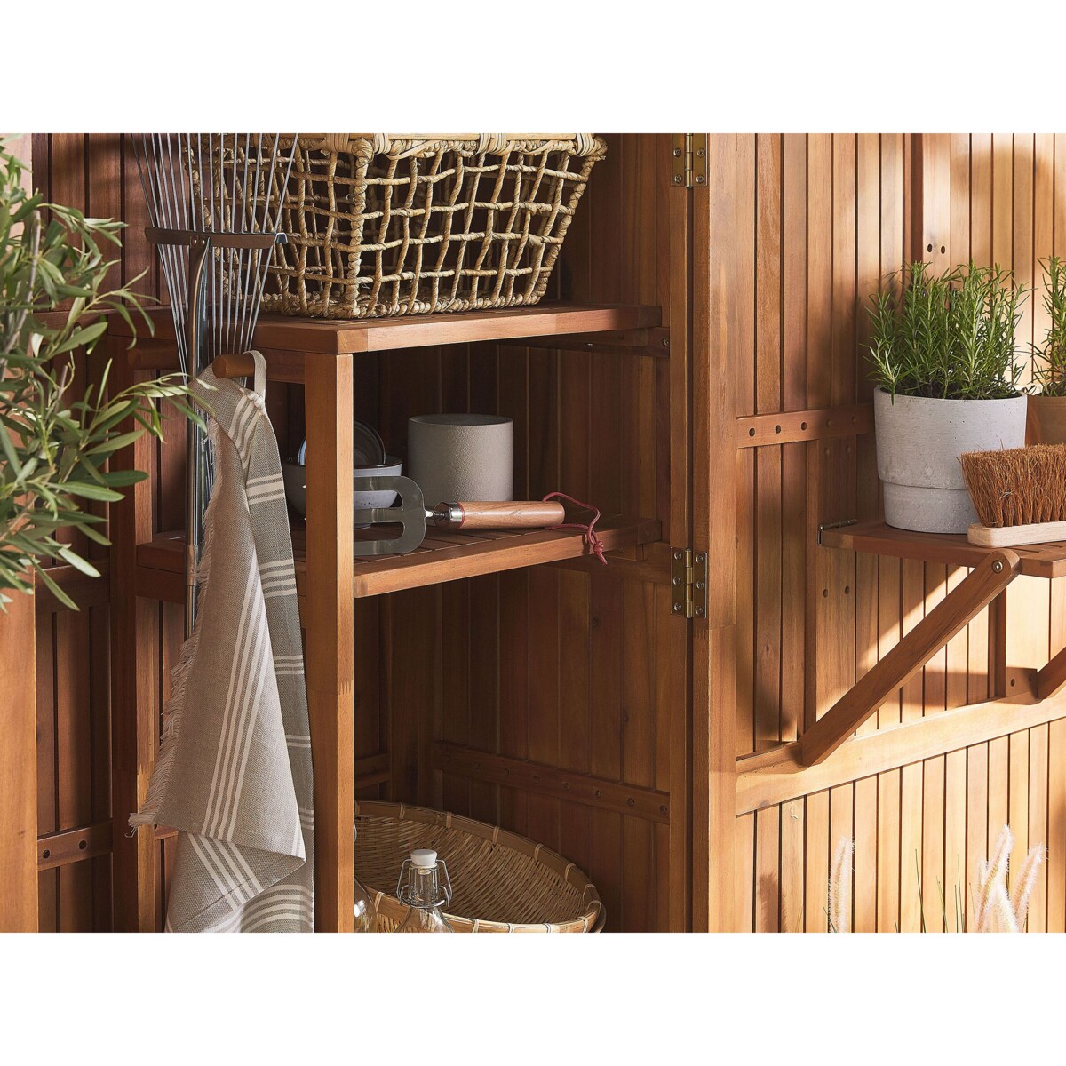 Szafa ogrodowa drewniana SAVOCA