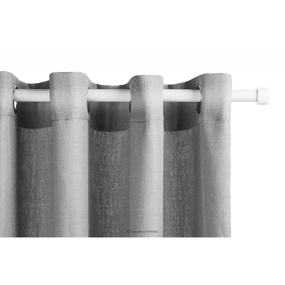 Konsimo LUTES Zasłona, szary