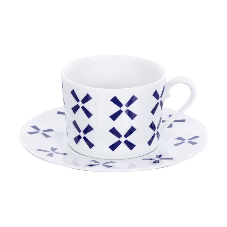 Filiżanka 250 ml ze spodkiem Folk Fusion Holandia G832