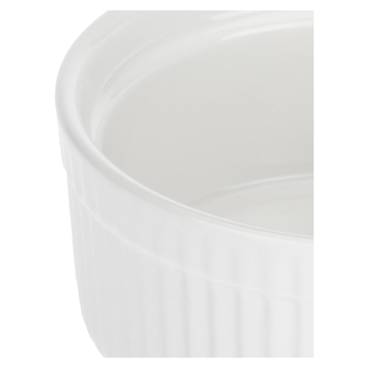 Zestaw 6 ramekinów okrągłych Arezzo - Biały, 12 cm