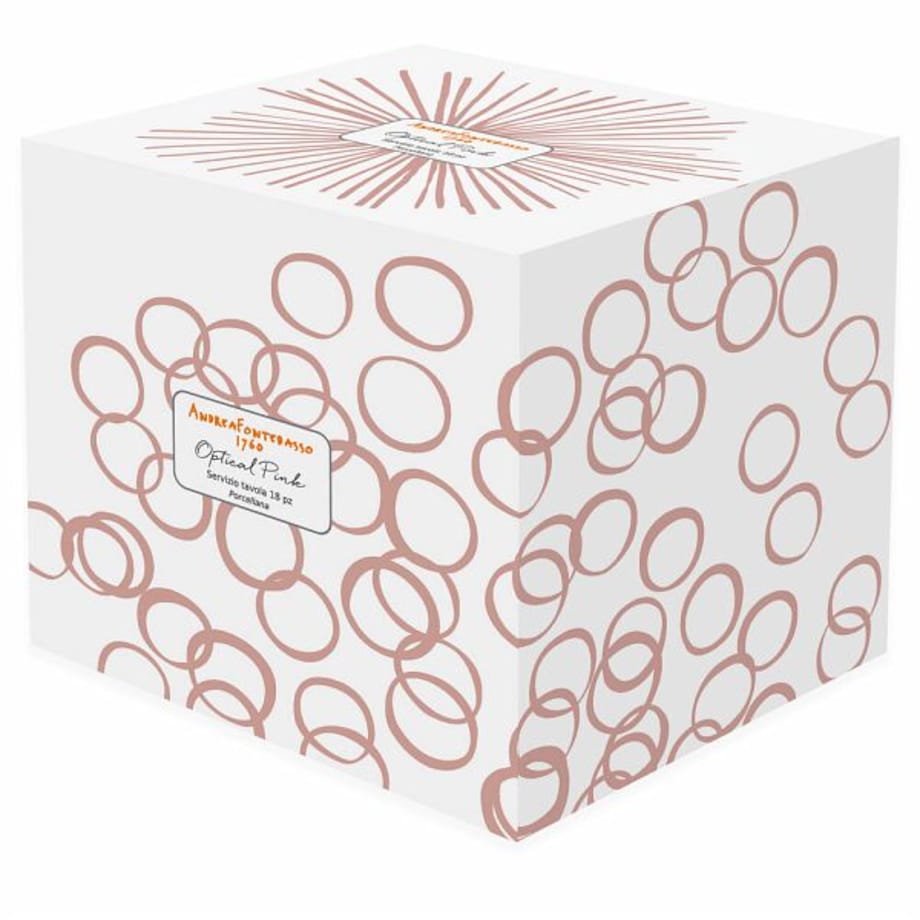 TOGNANA OPTICAL PINK KOMPLET 18 SZT.