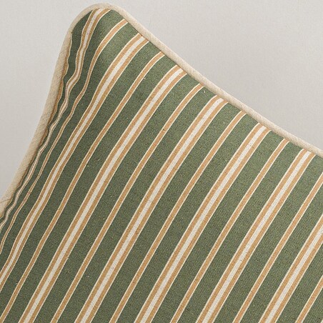 Poszewka na poduszkę Classic Stripe Olive 45x45 cm, 45x45