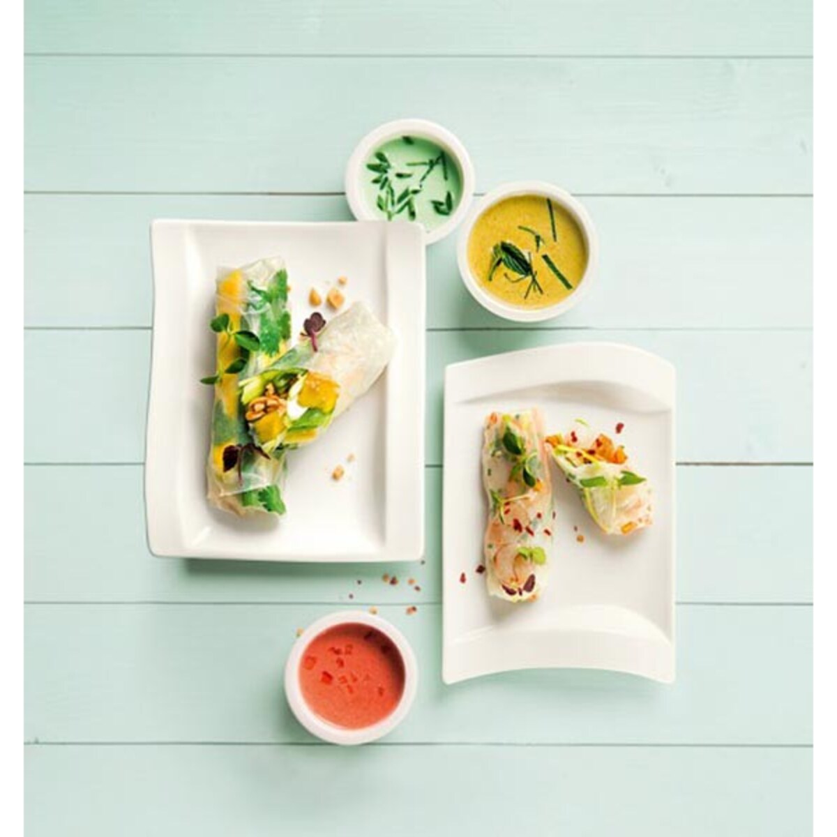 Talerzyk na pieczywo prostokątny NewWave, 18 x 15 cm, Villeroy & Boch