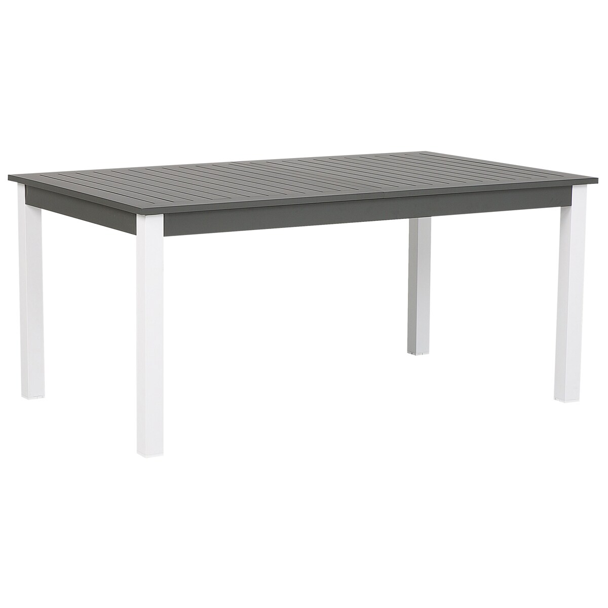 Stół ogrodowy rozkładany PANCOLE 168/248 cm 100 cm Metal Szary