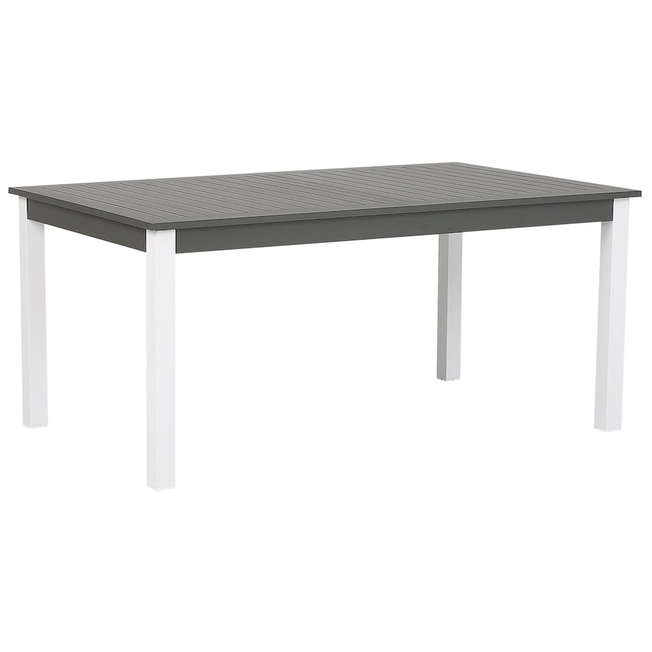 Stół ogrodowy rozkładany PANCOLE 168/248 cm 100 cm Metal Szary