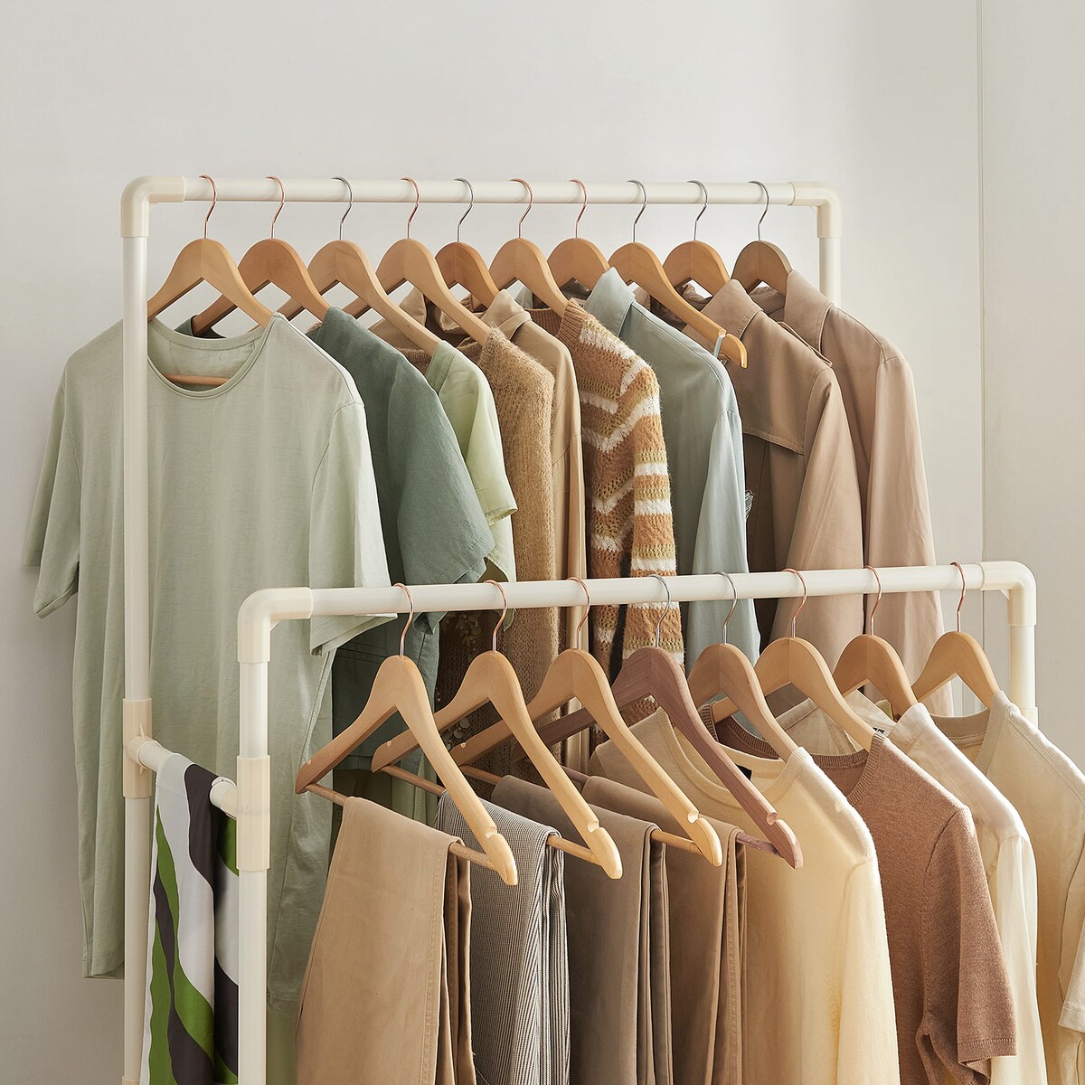 Wieszak Na Ubrania Do Sypialni Pokoju Korytarza Beżowy