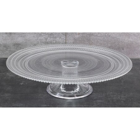 PATERA DO OWOCÓW szklana, przezroczysta