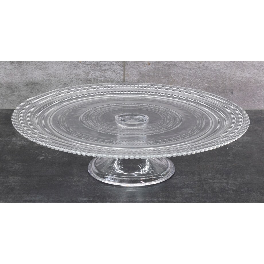 PATERA DO OWOCÓW szklana, przezroczysta