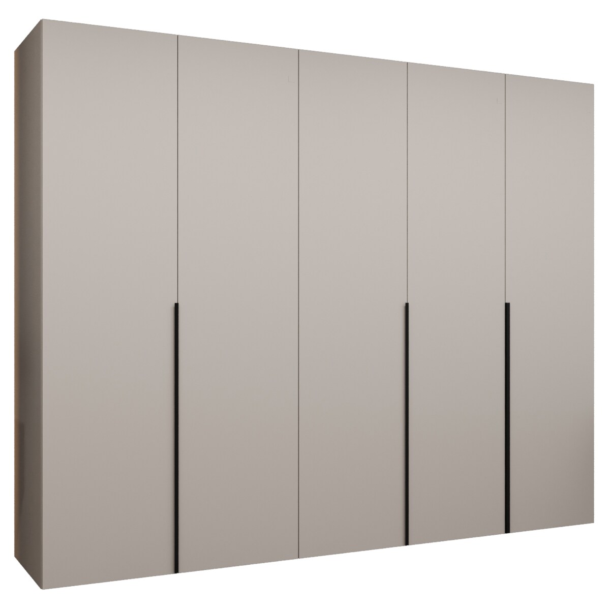 Szafa uchylna otwierana ALICANTE 1 250 wys. 202 cm Kaszmir + u. Czarny