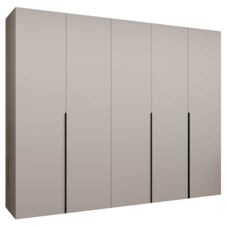 Szafa uchylna otwierana ALICANTE 1 250 wys. 202 cm Kaszmir + u. Czarny