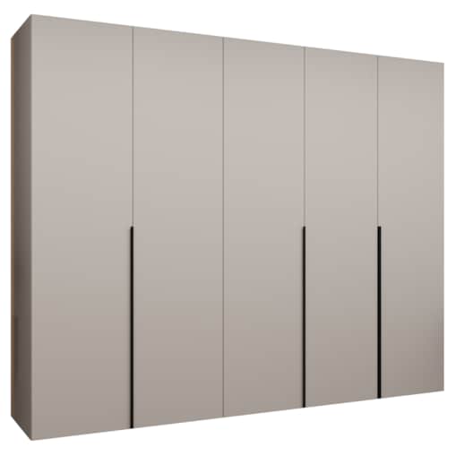 Szafa uchylna otwierana ALICANTE 1 250 wys. 202 cm Kaszmir + u. Czarny