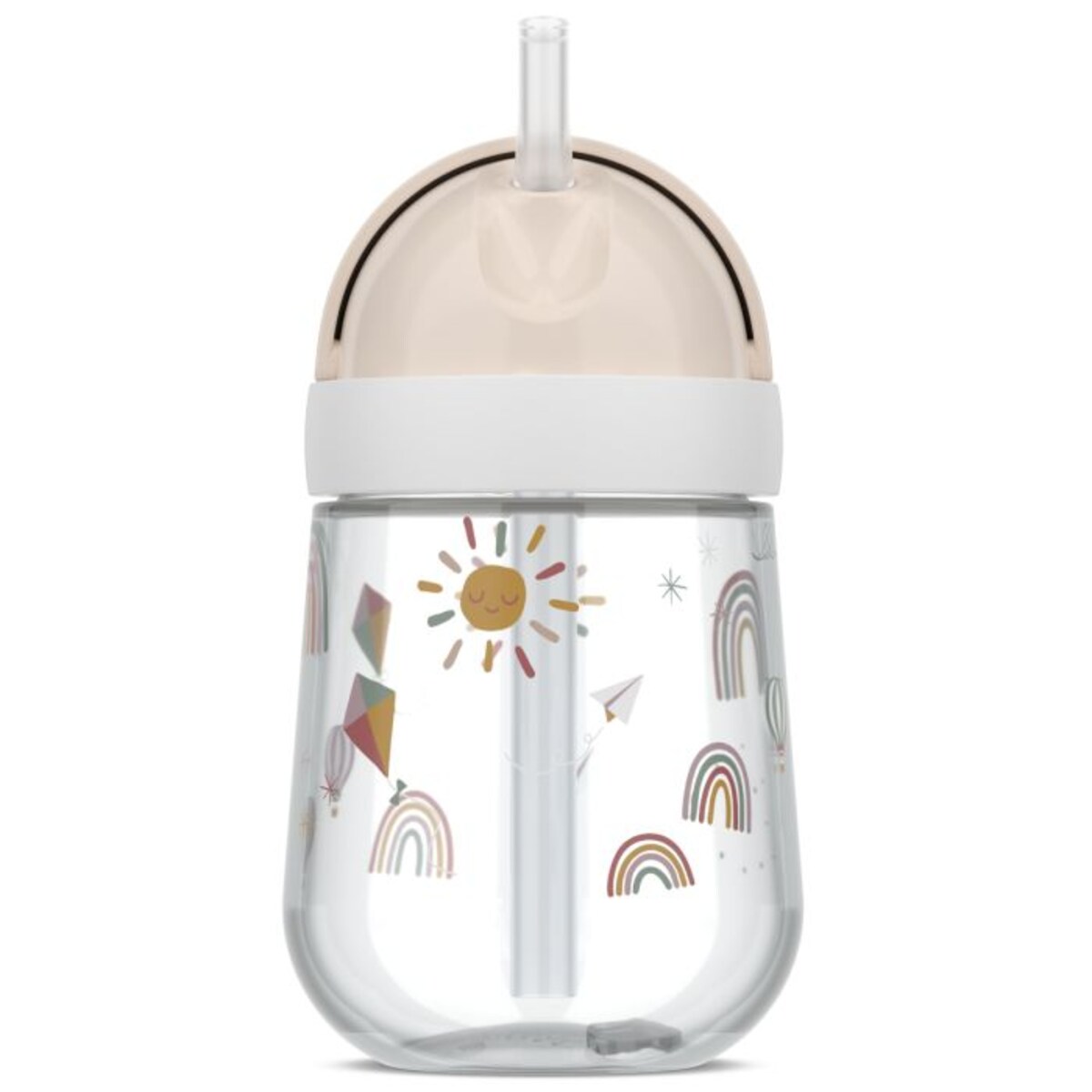 Kubek dziecięcy ze słomką 300ml Mio Sunshine & Rainbow 108014065245